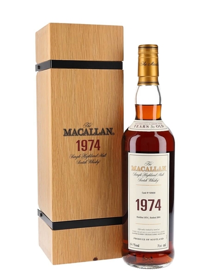 The Macallan Fine Rare 1974 Vintage Single Malt Scotch Whisky