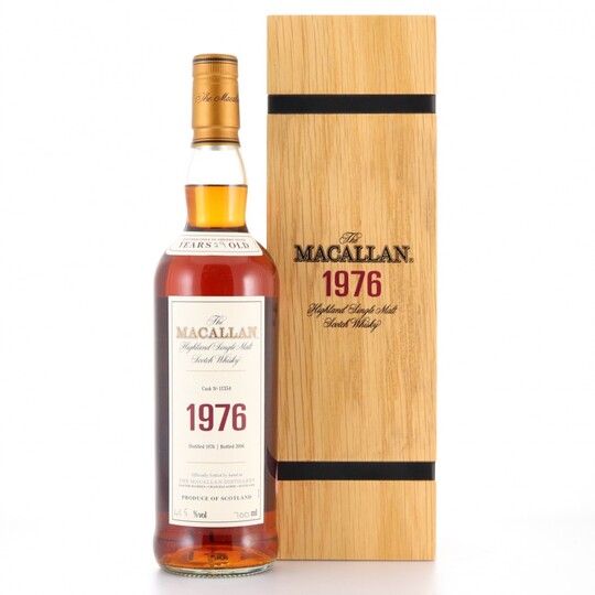 The Macallan Fine Rare 1976 Vintage Single Malt Scotch Whisky