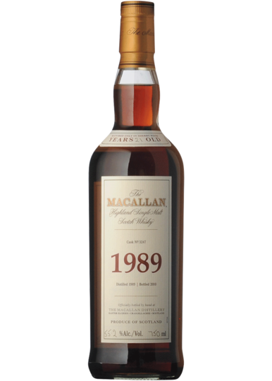 The Macallan Fine Rare 1989 Vintage Single Malt Scotch Whisky