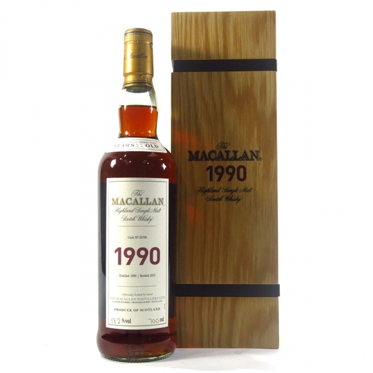 The Macallan Fine Rare 1990 Vintage Single Malt Scotch Whisky