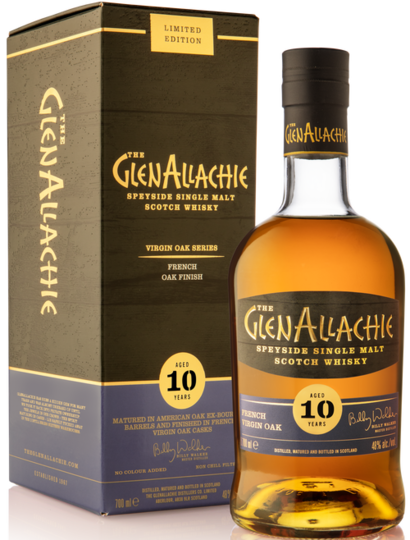 Glenallachie French Virgin Oak 10 Year Old Single Malt Scotch Whisky