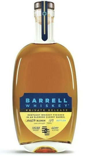 Barrell Private Release Oloroso Sherry Barrel Finish Kentucky Straight Whiskey