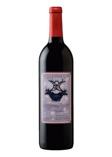 Adler Fels Winery Eight Tiny Reindeer Dasher Dancer Merlot 750ml Bottle