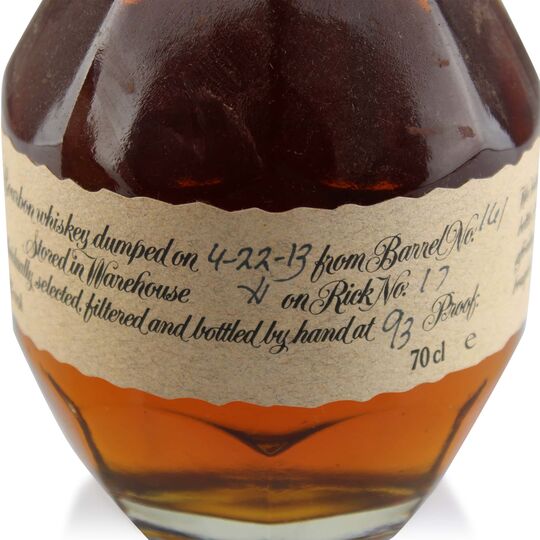 Blantons Original Single Barrel Bourbon 2013 700ml Bottle