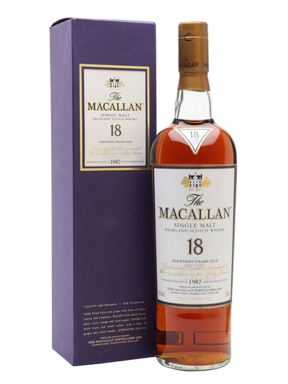 The Macallan 18 Year Old Sherry Oak Single Malt Scotch Whisky