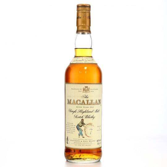 The Macallan 7 Year Old Giovinetti Special Selection Single Malt Scotch Whisky