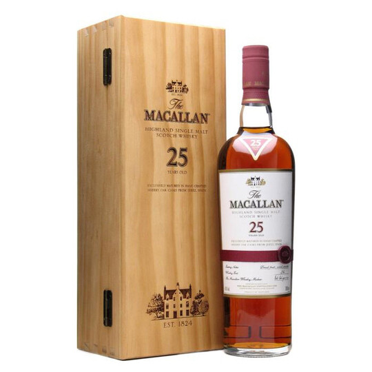 The Macallan 25 Year Old Sherry Oak Single Malt Scotch Whisky