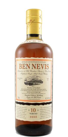 Ben Nevis Batch No 1 Limited Edition 10 Year Old Single Malt Scotch Whisky