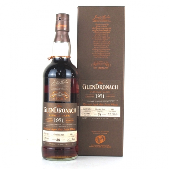The Glendronach 1971 38 Year Old Single Malt Scotch Whisky