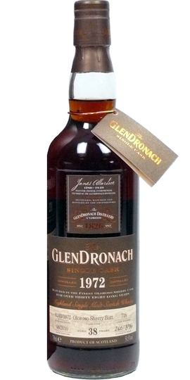 The Glendronach 1972 38 Year Old Single Malt Scotch Whisky