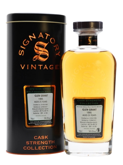 Signatory Vintage Cask Strength Collection Glen Grant 25 Year Old Single Malt Scotch Whisky