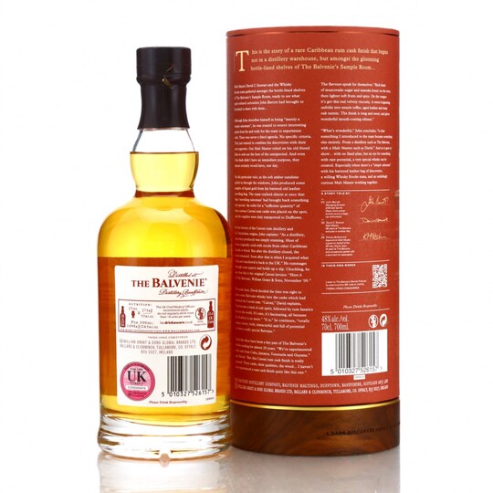 The Balvenie A Rare Discovery From Distant Shores 27 Year Old Single Malt Scotch Whisky
