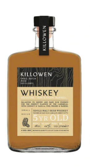 Killowen Signature Series Rum Raisin 5 Year Old Single Malt Irish Whiskey