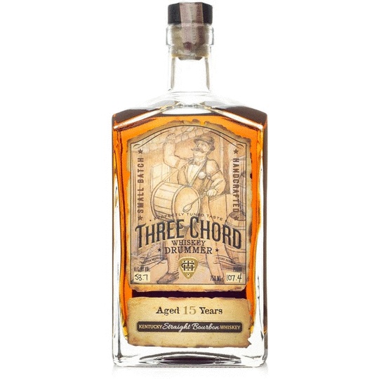Three Chord Drummer 15 Year Old Straight Bourbon Whiskey