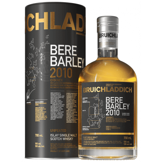 Bruichladdich Bere Barley Unpeated Single Malt Scotch Whisky