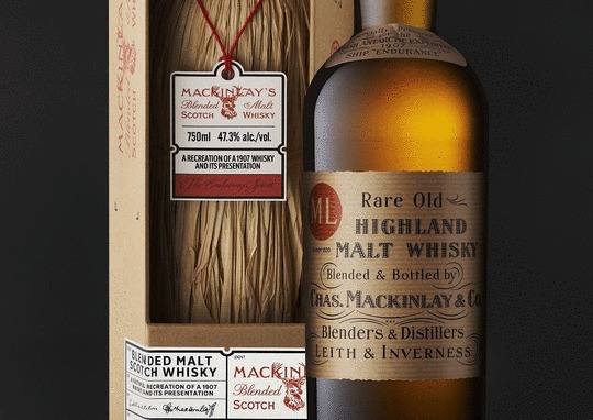 Mackinlays Shackleton Rare Old 1st Edition Highland Malt Whisky