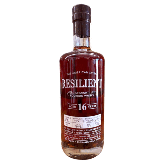 Resilient 16 Year Old Straight Bourbon Whisky