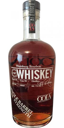 Oola Distillery Waitsburg Single Barrel Cask Strength Bourbon Whiskey