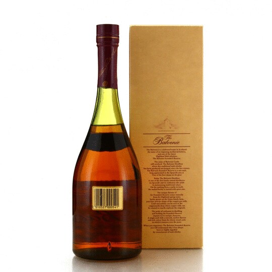 The Balvenie Founders Reserve Cognac Bottle 10 Year Old Single Malt Scotch Whisky