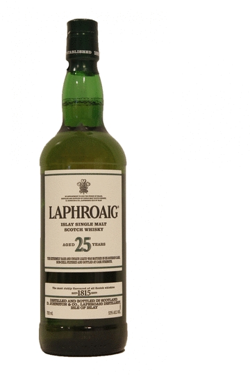 Laphroaig 25 Year Old Cask Strength Single Malt Scotch Whisky