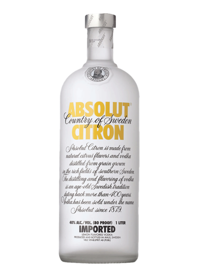Absolut Citron Lemon Vodka