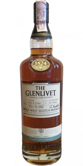 The Glenlivet Single Cask Edition Tom A Voan 19 Year Old Single Malt Scotch Whisky