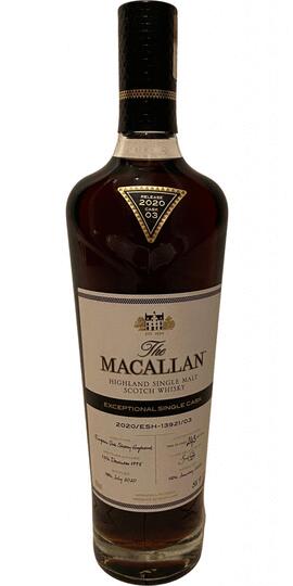 The Macallan Exceptional Single Cask 2020 Esh 13921 03 Single Malt Scotch