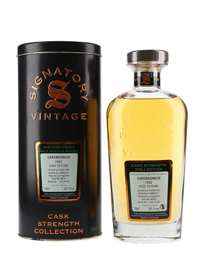 Signatory Vintage Cask Strength Collection Caperdonich 19 Year Old Single Malt Scotch