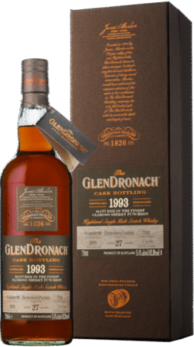 The Glendronach Single 27 Year Old Oloroso Sherry Butt Single Malt Scotch Whisky