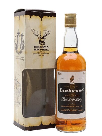 Gordon Macphail Linkwood 15 Year Old Single Malt Scotch Whisky Old Bottling