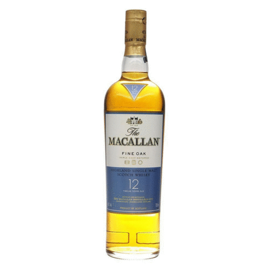 The Macallan Fine Oak 12 Year Old Single Malt Scotch Whisky No Box