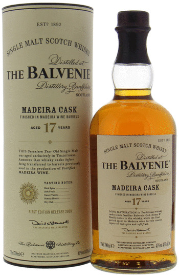 The Balvenie Madeira Cask 17 Year Old Single Malt Scotch Whisky