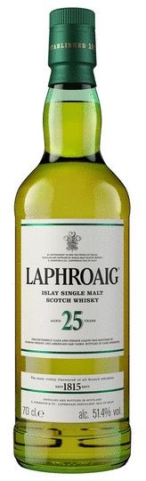 Laphroaig 25 Year Old Cask Strength Single Malt Scotch Whisky