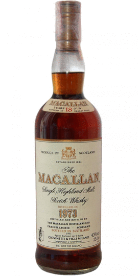 The Macallan 18 Year Old Sherry Oak Single Malt Scotch Whisky