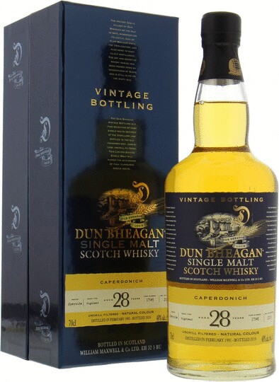 Dun Bheagan Caperdonich 28 Year Old Single Malt Scotch Whisky