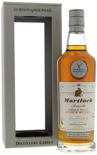 Gordon Macphail Distillery Labels Mortlach 25 Year Old Single Malt Scotch Whisky