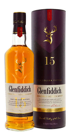 Glenfiddich Our Solera 15 Year Old Single Malt Scotch Whisky