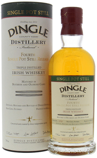 Dingle Distillery Fourth Single Pot Still Release Triple Distilled Irish Whiskey
