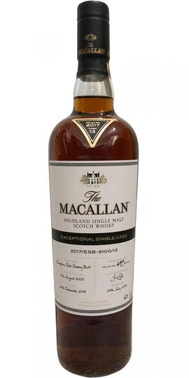 The Macallan Exceptional Single Cask 2017 Esb 9100 13 Single Malt Scotch