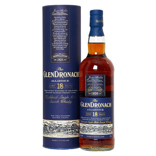 The Glendronach Allardice 18 Year Old Single Malt Scotch Whisky