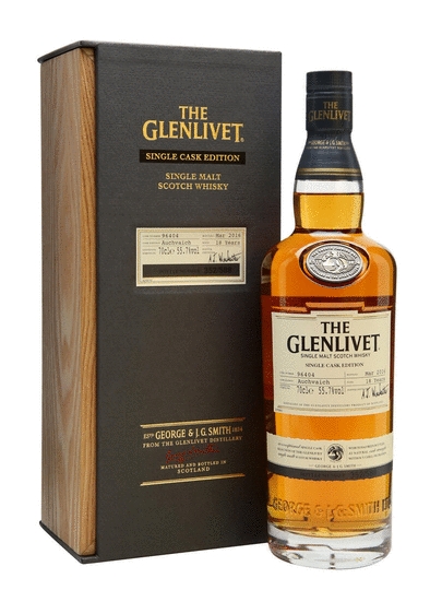 The Glenlivet Single Cask Edition Auchvaich 18 Year Old Single Malt Scotch Whisky