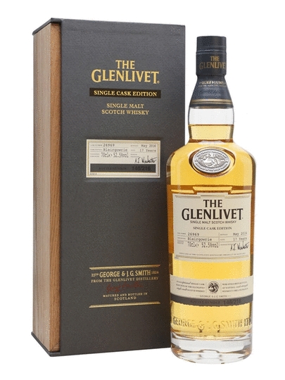 The Glenlivet Single Cask Edition Blairgowrie 17 Year Old Single Malt Scotch Whisky