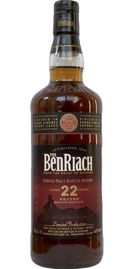 The Benriach Albariza Peated 22 Year Old Single Malt Scotch Whisky