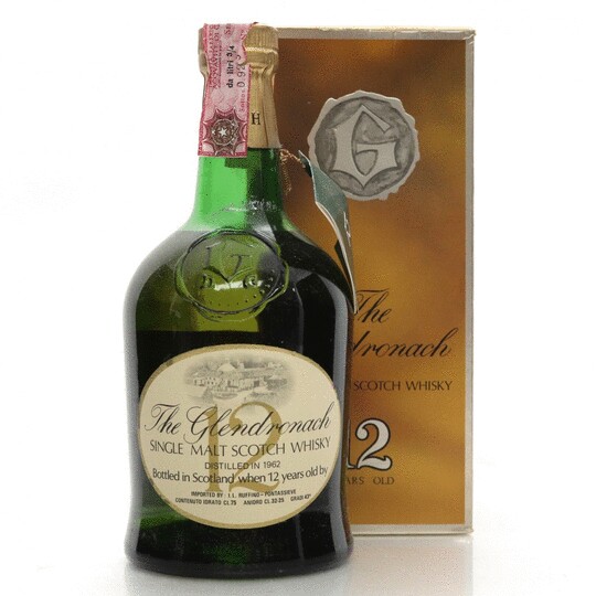 The Glendronach 12 Year Old Single Malt Scotch Whisky Dumpy Bottle