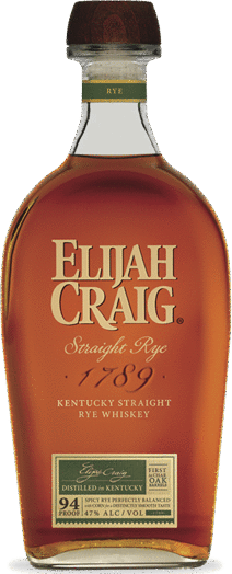 Elijah Craig Straight Rye Whiskey