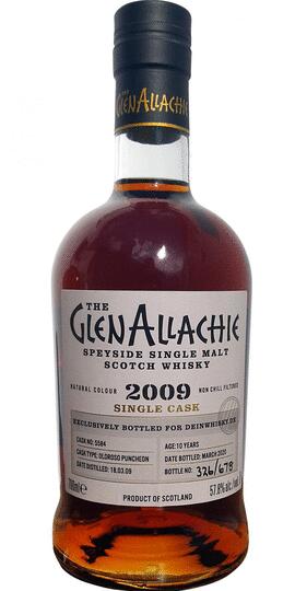 Glenallachie Single Cask 12 Year Old Single Malt Scotch Whisky