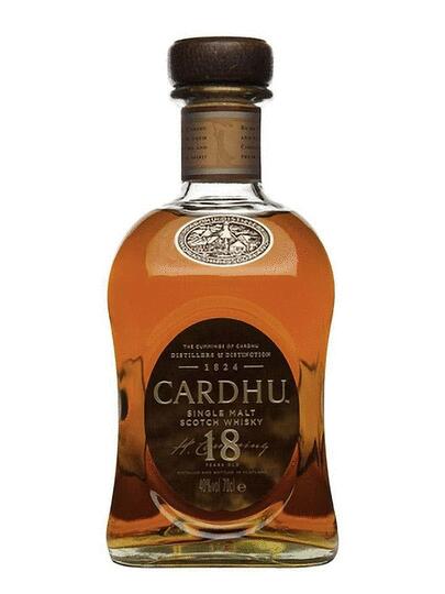 Cardhu 18 Year Old Single Malt Scotch Whisky