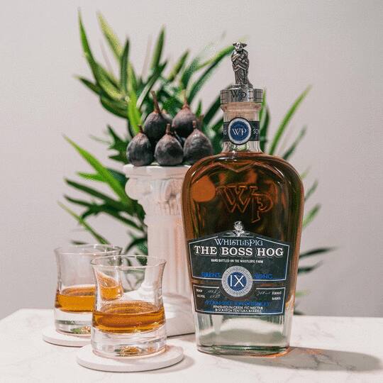 Whistlepig Farm The Boss Hog 9th Edition Sirens Song Muse Stopper Vertical Straight Rye Whiskey