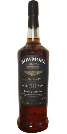 Bowmore Aston Martin Dark And Intense 10 Year Old Single Malt Scotch Whisky No Box