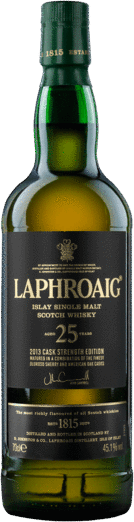 Laphroaig 25 Year Old Cask Strength Single Malt Scotch Whisky